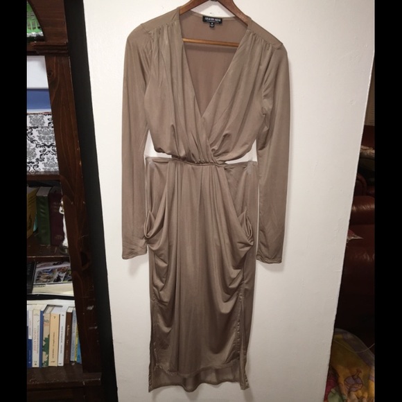Heaven Must Have Sent You Dress - Taupe - Picture 5 of 7